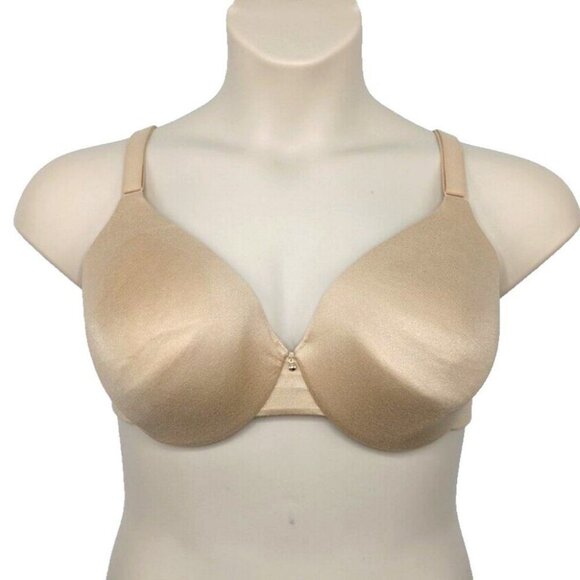 Lane Bryant Cacique Bra Invisible Backsmoother Full Coverage Cafe Mocha 44D - Picture 2 of 8